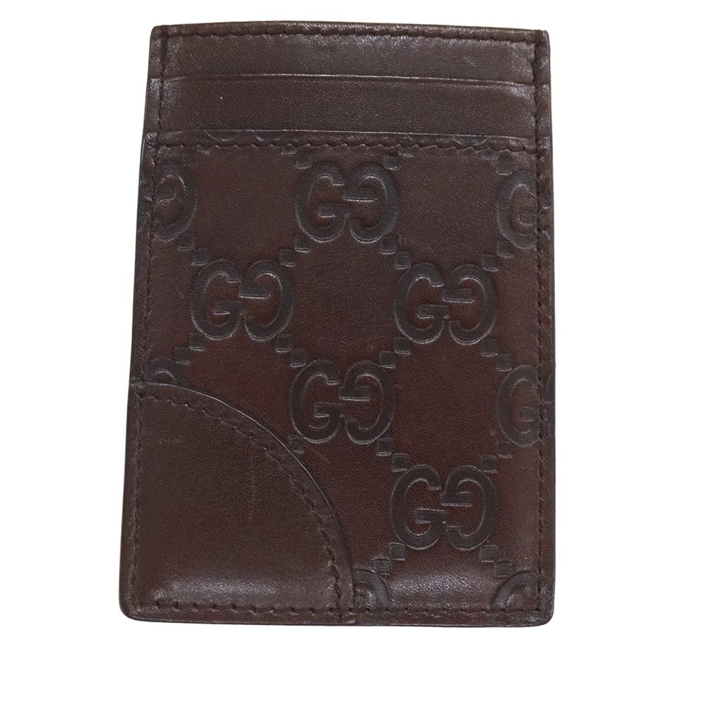 Gucci business card holder/card case for women and men, brand name pass case,...